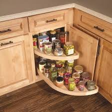 With This Lazy Susan Cabinet Upgrade You Turn Each Shelf 90 Degrees And Pull It Forwa Kitchen Cabinet Remodel Corner Kitchen Cabinet Kitchen Storage Solutions