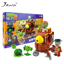 Let's ride this set of lego from the game plants vs zombies! 387pcs New Ideas Plants Vs Zombies Struck Game Building Blocks Set Toys Compatible Block Toys Gift For Children Action Buy Cheap In An Online Store With Delivery Price Comparison Specifications Photos