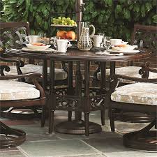 Tommy bahama's offerings include apparel for men and women, big & tall sizes, swimwear, beach gear, accessories, furniture, and more. Tommy Bahama Black Sands 54 Patio Round Dining Table In Deep Umber 01 3235 875ct 875tb
