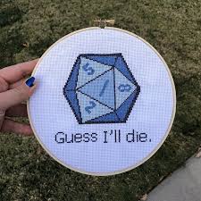 I love how all the characters interact like brothers because they are family in real. Dungeons And Dragons Cross Stitch Pattern D20 Cross Stitch Etsy Dragon Cross Stitch Cross Stitch Cross Stitch Patterns