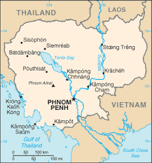Campuchia (កម្ពុជា hay cambodia) là một quốc gia thuộc vùng đông nam á. Map Of Cambodia Small Overview Map Worldofmaps Net Online Maps And Travel Information