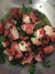 King crab salad with avocado & datterino sicilian tomatoes £54.00. Italian Style Octopus Salad Bunch