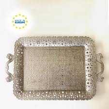 Shop pottery barn for decorative boxes and trays and keep cherished possessions organized. Fancy Ottoman Serving Tray Luxury Decorative Coffee Table Tray 16 5 In Walmart Com Walmart Com