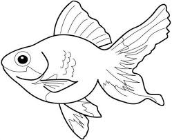 It is for adults that the page contains rather complex images of sea and river inhabitants, drawn in a peculiar manner. Color Fish Coloring Image