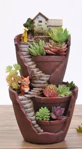 40 Beautiful Miniature Fairy Gardens Fairy Garden Topfe Feengarten Pflanzen Diy Feengarten