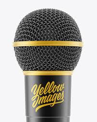 Download 262 free microphone icons in ios, windows, material and other design styles. Microphone Mockup In Object Mockups On Yellow Images Object Mockups