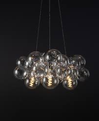 Whether you want to max out with a large statement light, or feature a more subtle creation in your home, the bauble chandelier ticks all the boxes. Bubble Pendant Chandelier Remarkable Transparent Orbs