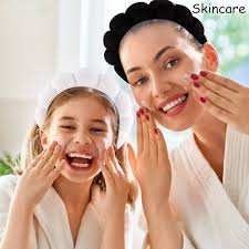 Amazon.com : Chanaco Headband for Washing Face Spa Headband Skincare  Headband Makeup Headband Face Wash Headband Black White Sponge Hair Band  for ...