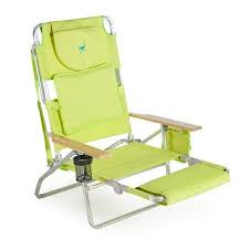 Ostrich Deluxe Padded 3 N 1 Outdoor Lounge Reclining Beach Chair Blue Walmart Com Beach Lounge Chair Beach Chairs Backpack Beach Chair