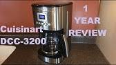 Bad design for such a costly coffee maker and cuisinart was. Cuisinart Perfecttemp 14 Cup Programmable Cofeemaker Dcc 2800 Dcc 2800w Demo Video Youtube