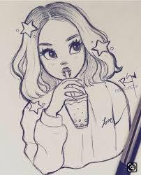Follow Me And Give Best Draws Girl Drawing Sketches Art Drawings Cute Drawings