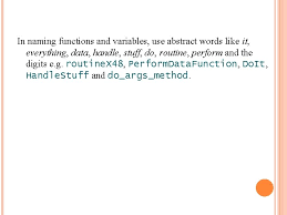 Explain the reason for the request. What Are Coding Standards Coding Standards Are Guidelines