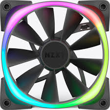 A device for creating a current of air or a breeze, especially: Aer Nzxt
