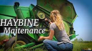 Turning Wrenches Maintenance On The John Deere Haybine Mower Prepping For Hay Season 2019 Youtube
