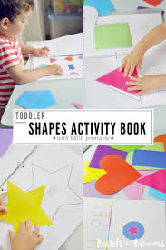 Toddler Shapes Activity Book Printable Shapes For Toddlers Shapes Activities Shapes Preschool Preschool Activities
