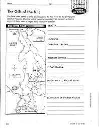 Chapter 3 Ancient Egypt Geography Worksheets Social Studies Worksheets Egypt Lessons