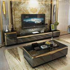 Tv Stand Modern Living Room Tv Monitor Stand Mueble Stalinite Gold Stainless Steel Cabinet Modern Tv Stand Living Rooms Living Room Tv Center Table Living Room