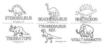 Dinosaur coloring pages for preschoolers. Dinosaur Preschool Printables Preschool Mom