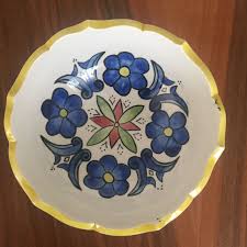 Lacivert Papatya Cini Kase By Summer Of Flowers Kase Tabak Papatyalar