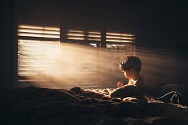 Again, double layered sheer fabric lets the light filter through, this time connected by fabric 'slats' that twist closed just like a regular venetian. Light Rays How To Capture Them Indoors With These 4 Tricks