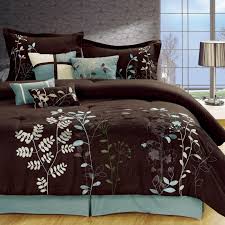 Space Living Bliss Garden 8 Piece Brown Comforter Set View All