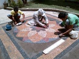 Lantai Carport Batu Sikat Minimalis Sikat Batu Lantai