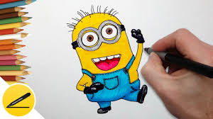 Drawing puppy | easy drawings, drawings, cool drawings. How To Draw Minion Step By Step Easy Art For Kids Youtube