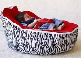 Bean bag chairs for infants. Zebra Base With Red Top Cover Baby Bean Bag Chair Infant Beanbag Sofa Beds Kids Deep Sleeping Snuggle Pods Baby Seats Sofa Aliexpress