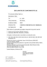 Producător sau reprezentantul său autorizat. Asisco Servicii Iscir Documentatie Iscir Declaratie De Conformitate Ce