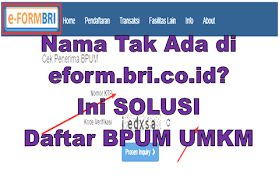 Mengisi aplikasi pembukaan rekening dan kartu contoh tanda tangan; Nama Tak Ada Di Efrom Bri Co Id Bpum Ini Solusi Daftar Bpum Umkm Maret 2021 Go Bizz Com