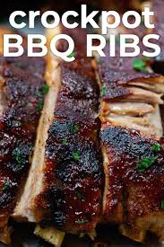 The Best Crock Pot Ribs Tender Fall Apart Ribs With Minimal Prep Recipe In 2020 Crockpot Ribs Recipes Crockpot Ribs Slow Cooker Ribs