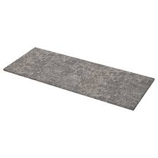 Any kitchen worktop must be able to live up to the everyday demands of kitchen life, whilst retaining the look you want. Ekbacken Custom Made Worktop Dark Grey Marble Effect Laminate 63 6 125x2 8 Cm Ikea