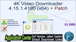 According to twitter data there. 4k Video Downloader 4 15 1 4190 X64 Patch Application Full Version