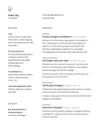 Ui design, prototype design, and graphic design represent a very decent share of skills found on resumes for senior ui ux designer with 29.77% of if you possess any or all of these experiences, including these keywords prominently on your resume when applying for a senior ui ux designer. Design Resume Examples That Will Impress Your Potential Employer