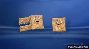 Yeast raised doughnuts with cereal milk glaze topped with cinnamon cerealyield: Cinnamon Toast Crunch On Make A Gif