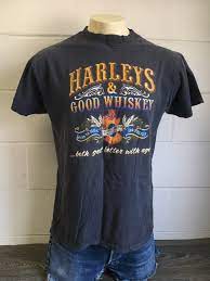 Vintage Harley Shirt 80 S Harley Davidson 3d Emblem Whiskey Get Better With Age Tshirt Columbia Vancouver Harley Shirts Vintage Harley Harley Davidson T Shirts