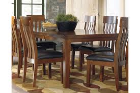 An extending modern rustic farmhouse dining table designed to make maximum use of the available space in your home. Ralene Extendable Dining Table Ashley Furniture Homestore