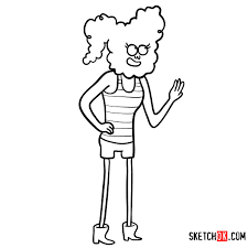 \ regular show is a comic book series published byboom! How To Draw Cj Regular Show Sketchok Easy Drawing Guides