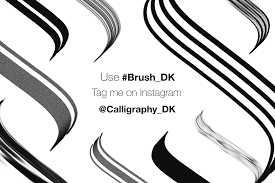 Choose any one of the downloaded brushes present on the top right. Procreate Parallel Pen On Behance