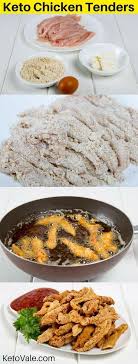 Easy Fried Chicken Tenders With Almond Flour Low Carb Recipe Recipe Keto Recipes Easy Low Carb Keto Recipes Keto Diet Recipes