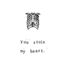 You Stole My Heart Skeleton Anatomy Funny Gothic Valentine Card Funny Love Cards Medical Humor Funny Love