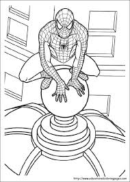 Free printable spider man coloring pages. Kids Spiderman Coloring Pages