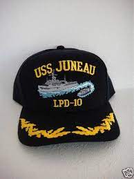 Captain Navy Ship Command Ball Cap Officer Uss Juneau Lpd 10 Ball Cap Hat Usa Ball Cap Navy Ship Cap