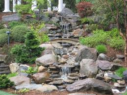 Backyard Waterfall Design Pictures Strangetowne Modern Waterfall Design