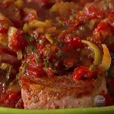 Chop the bacon into large pieces and add it to the salad. Food Network How To Make Giada S Pork Chops With Fennel And Caper Sauce Facebook
