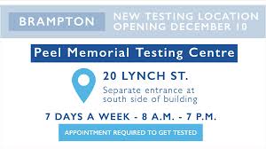 William Osler Health System On Twitter Tomorrow December 10 Our Covid 19 Testing Centre At South Fletchers Sportsplex In Brampton Will Close The Testing Centre Will Move Indoors To Peel Memorial 20 Lynch
