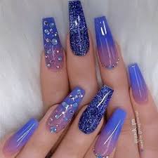 Uñas con diseño étnico en. Las Mejores 150 Ideas De Unas Color Azul En 2021 Unas Color Azul Manicura De Unas Unas De Gel Bonitas