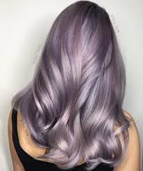 Smoky Lilac Is The Glam Grunge Hair Color You Should Try Lavender Hair Colors Metallic Hair Violet Hair Colors