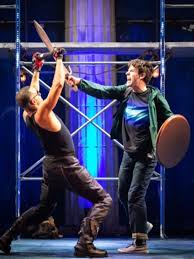 The percy jackson musical is now playing at the longacre theater in nyc until january 5 , 2020. A First Look At The Lightning Thief The Percy Jackson Musical National Tour Percy Jackson Musical Percy Jackson Jackson