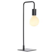 Prospect Table Lamp Matte Black Black Light Bulbs Lamp Table Lamp